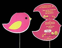 Tweety Birthday theme Custom invitations